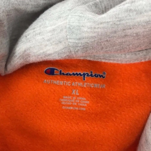 CHAMPION OMBRÉ SUNSET PULLOVER HOODIE SWEATSHIRT BOYS XL COTTON BLEND - Picture 5 of 8
